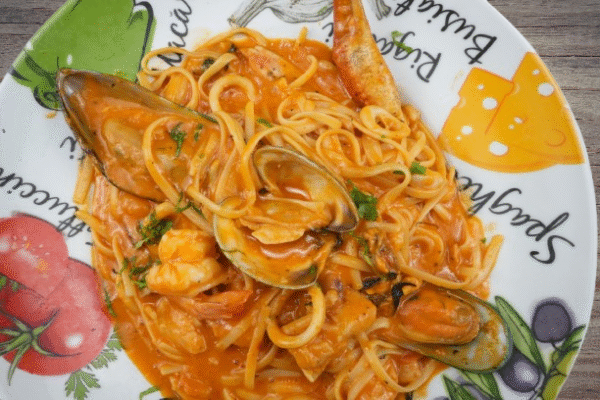 Pasta Con Mariscos - Imagen 3