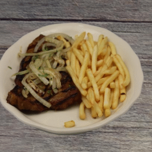 NY Stake Con Papas